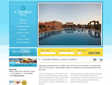 Tablet Screenshot of castro-hotel.gr